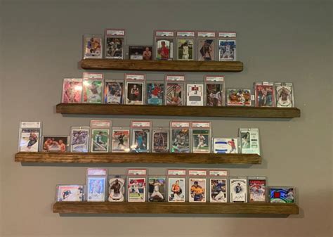 Sports Card Display Wall Shelf - Etsy