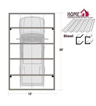 Do It Yourself Patio Covers - Carport Kits - Screen Enclosures - arbors. Steel Carport kits ...