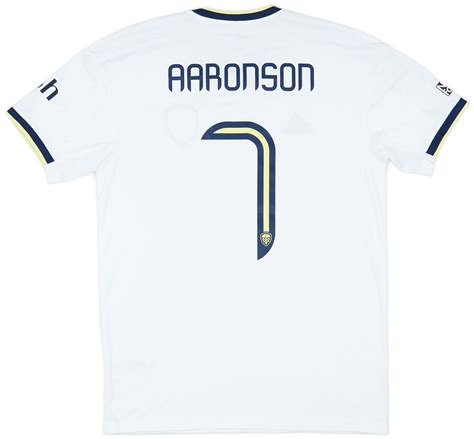 Leeds Match Issue Carabao Cup Home Shirt Aaronson