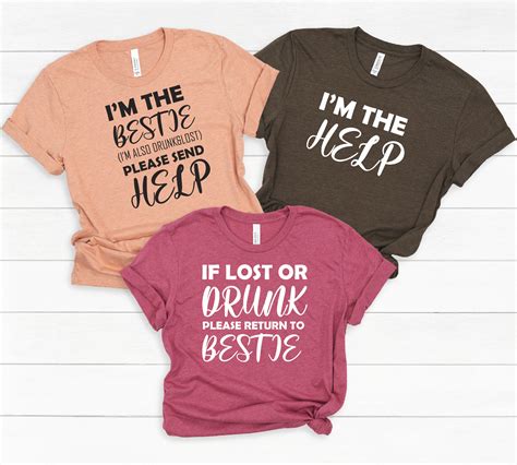 Best Friend Shirts Best Friend Matching Shirts Funny BFF Etsy