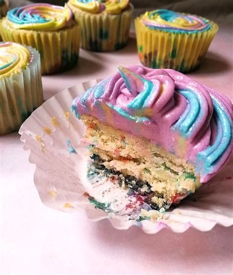 Rainbow Sprinkle Cupcakes Jenas Tiny Kitchen