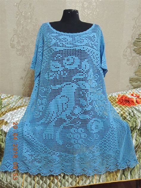 Туника -платье вязаное" Райская птичка" в интернет-магазине на Ярмарке ...