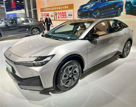 Toyota Bz Electric Sedan On The Tianjin Auto Show In China