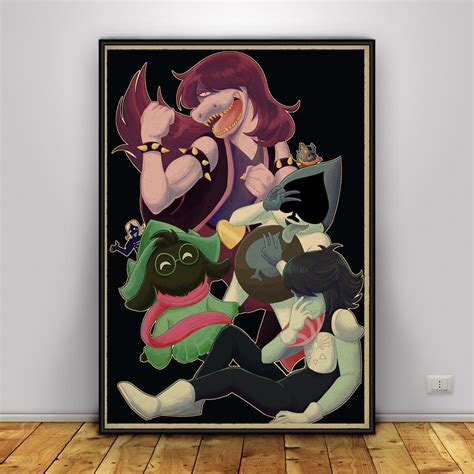 Deltarune Poster Wall Art Wall Prints Home Decor Kraft Paper Print