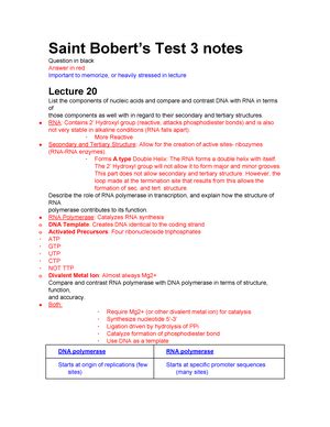 MCB Study Guide Exam 3 Summary Molecular Cell Biology Ii Cell