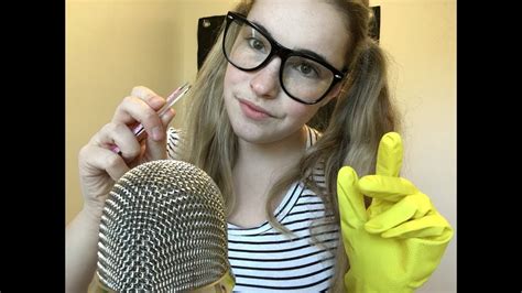 ASMR UPCLOSE Cleaning Your Face Glove Sounds Personal Attention