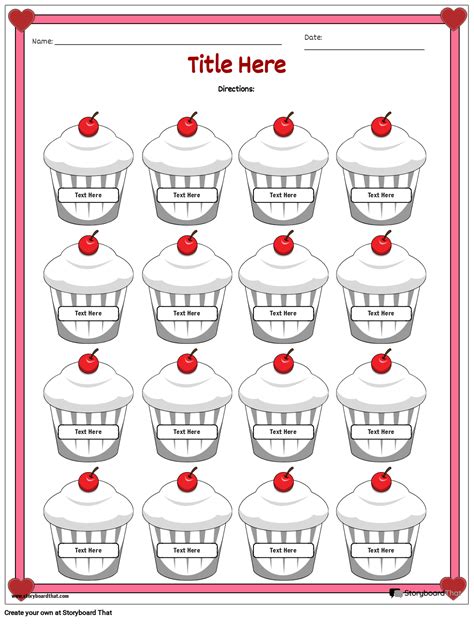 Color the Cupcakes القصة المصورة من قبل templates