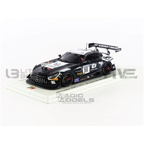 Miniature MERCEDES AMG GT3 MADPANDA MOTORSPORT 24H SPA 2 1 43