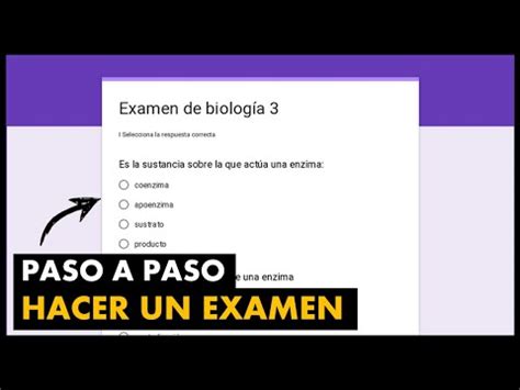 Como Crear Un Examen Con Formularios De Google Tutorial De