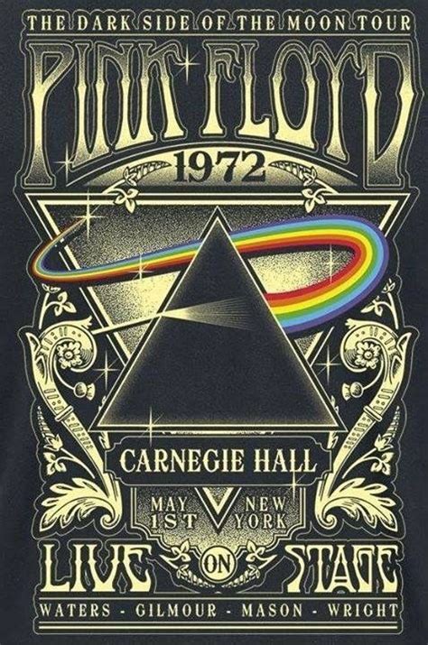 Chrisgoesrock “pink Floyd Dark Side Of The Moon Tour 1972 Poster