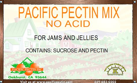 Pacific Pectin Mix No Acid A Rapid Set Pectin For Jams And Jellies