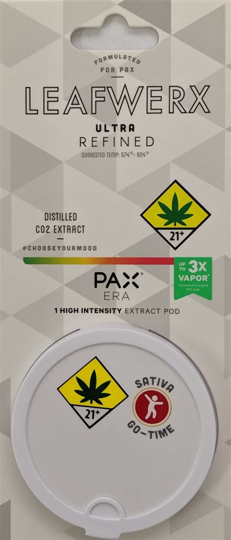 Leafwerx Leafwerx Pax Era Pod Ultra Refined Sour Diesel Weedmaps