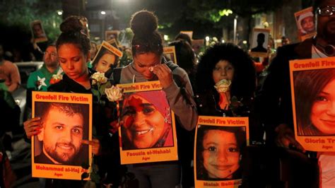 Grenfell Tower fire victims in emotional anniversary remembrance ...