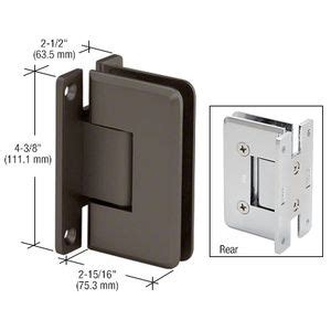 Crl Alum Ply Rb Vcp Oil Rubbed Bronze Wall Mount Plymouth Series Hinge