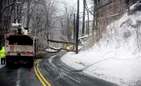 Massive Ice Storm Knocks Out Power Causes Havoc In Southwestern Conn