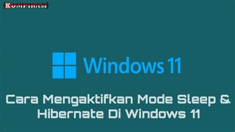 Hilangkan Hibernasi Di Power Menu Windows Dengan Mudah Teknosional