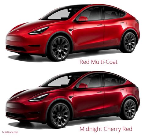 Tesla Launches New Model Y Colors Quicksilver And Midnight Cherry Red For