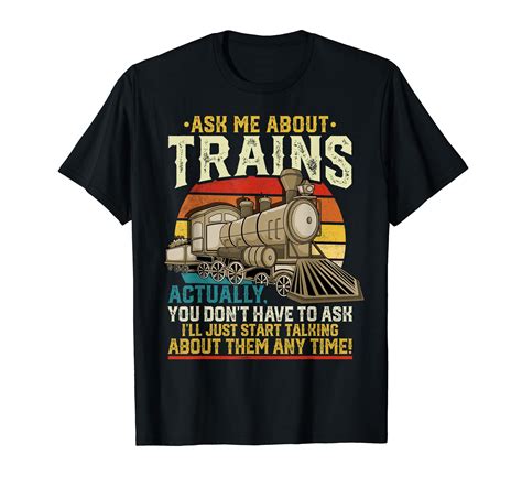 Trainspotting Trainspotter Model Trains Train Model Men Women Vintage T