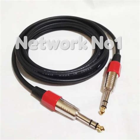 Jual Kabel Gitar Mic Jack Akai Stereo Canare Japan Male Male