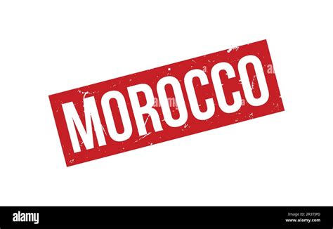 Morocco Rubber Stamp Seal Vector Stock Vector Image Art Alamy