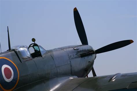 Spitfire fighter plane stock image. Image of fair, speed - 5527441