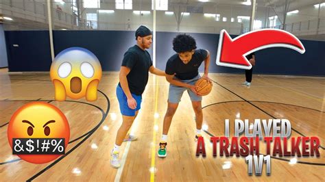 Fascinating Basketball V Against Trash Talker Divad Youtube