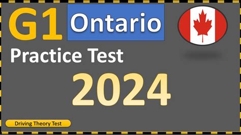 Ontario G1 Practice Test 2024 Road To Your License Youtube