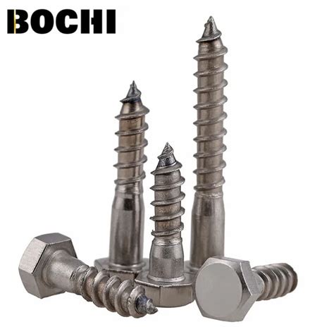 M6 M8 M10 304 Stainless Steel Outer Hexagon Self Tapping Screws DIN571