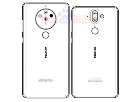 Nokia 10 Sketch With Penta Lens Camera Module Leaks Gizbot News