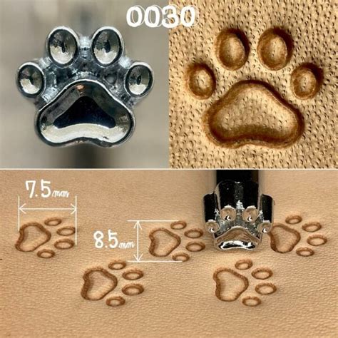 Paw Print Stamp Etsy Uk