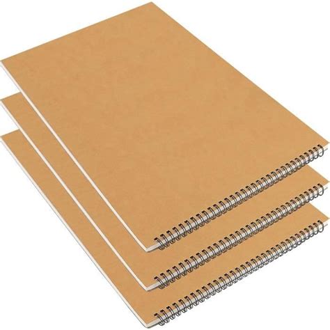 Pcs Carnet Dessin Kraft Carnet De Dessin Sketchbook A Spirale