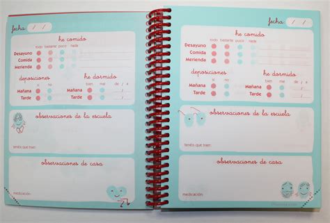 Agenda Guardería Infantil Personalizada Para Guarderías Y Escuela