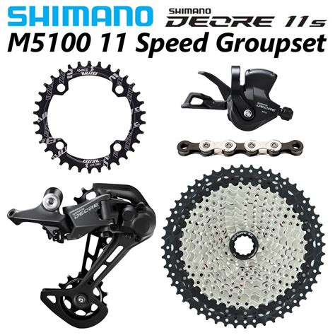 SHIMANO Deore M5100 1x11 Speed Mtb Groupset 11 50 52t Kit Oe Shopee