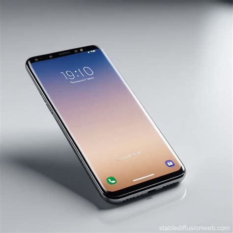 sleek modern smartphone design  render stable diffusion
