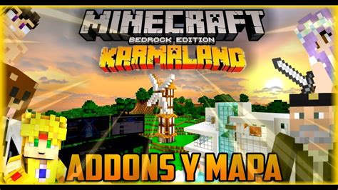 PACK DE MODS DE KARMALAND 4 EN MINECRAFT PE Bedrock Mapa Addons Y