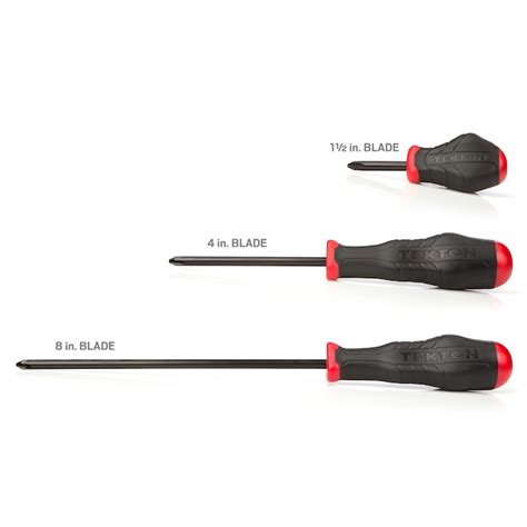 Tekton High Torque 16 Piece Polypropylene Handle Slottedheadphillips Screwdriver Set In The