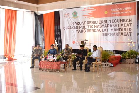 Pemkab Rejang Lebong Gelar Dialog Umum Dan Sarasehan Pada Rakernas AMAN