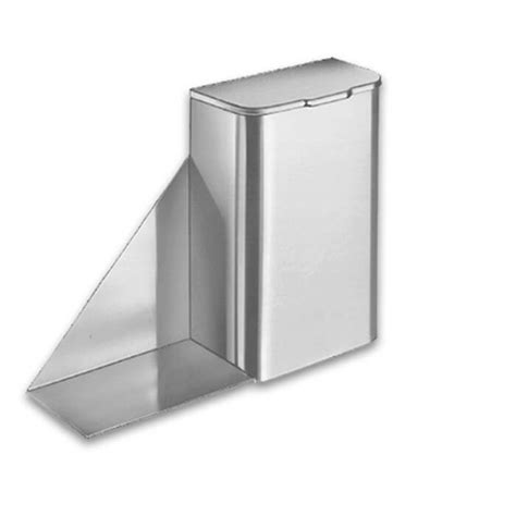 Bradley Surface Mounted Sanitary Napkin Disposal With Shelf Grab Bar