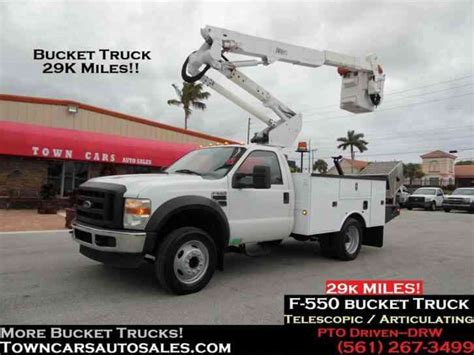 Ford F550 Bucket Truck 29k Miles 2008 Bucket Boom Trucks