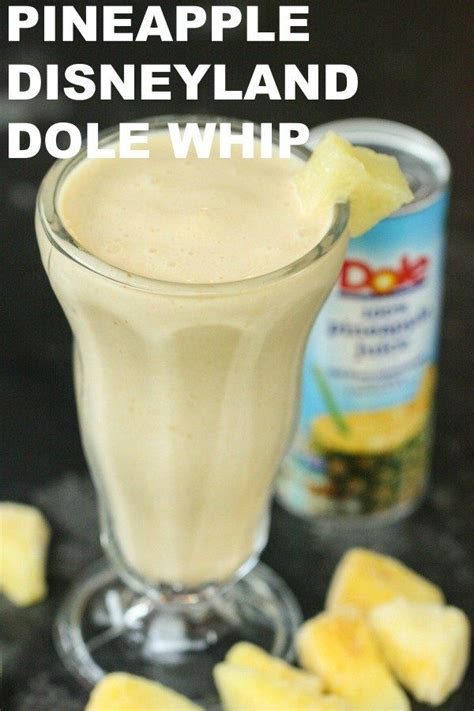 Homemade Disneyland Dole Whips Recipe Recipe Dole Whip Recipe Dole