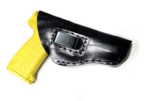 Kel-tec PMR-30 Leather Holster, Black Concealed Carry IWB Holster With Belt Clip, Right or Left ...