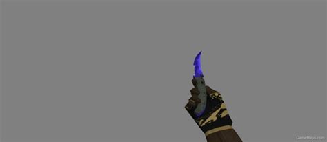 Flip Knife Doppler Sapphire For Cs 1 6 Mod For Counter Strike