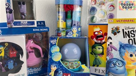 Disney Pixar Inside Out Toy Collection Unboxing Review Inside Out Bing Bong Action Figure