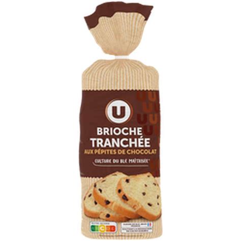 Brioche Tranch E Aux P Pites De Chocolat U G Bam Courses