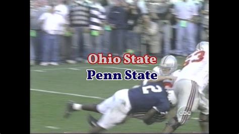 Penn State Vs Ohio State 2003 Game Story Youtube