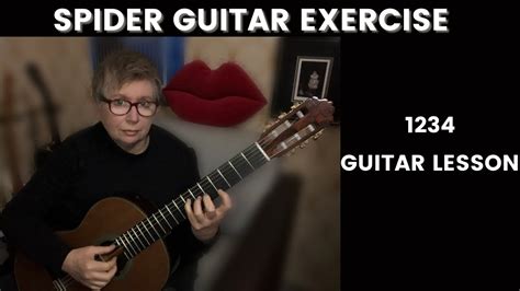 Spider Exercise For Fingerstyle And Plectrum Guitar Lesson YouTube