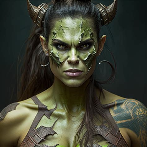 Orc Woman By Edilsongomes On Deviantart