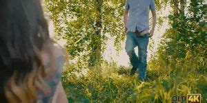 OLD K Belle With Natural Tits Rides Old Fuckstick In The Fresh Air Tnaflix