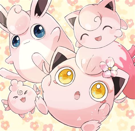 Jigglypuff Wigglytuff Igglybuff And Scream Tail Pokemon Drawn By