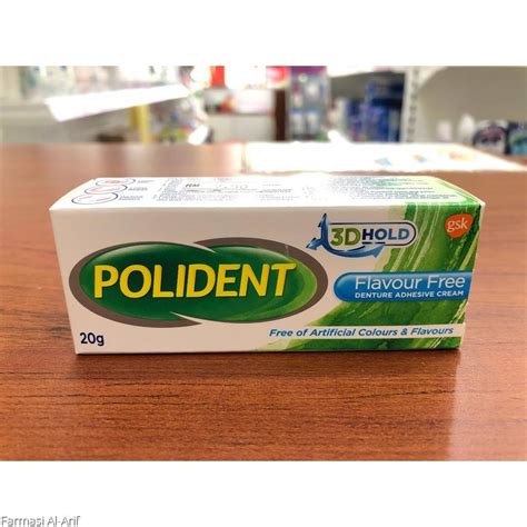 Polident Denture Adhesive Cream D Hold Flavour Free Fresh Mint G G